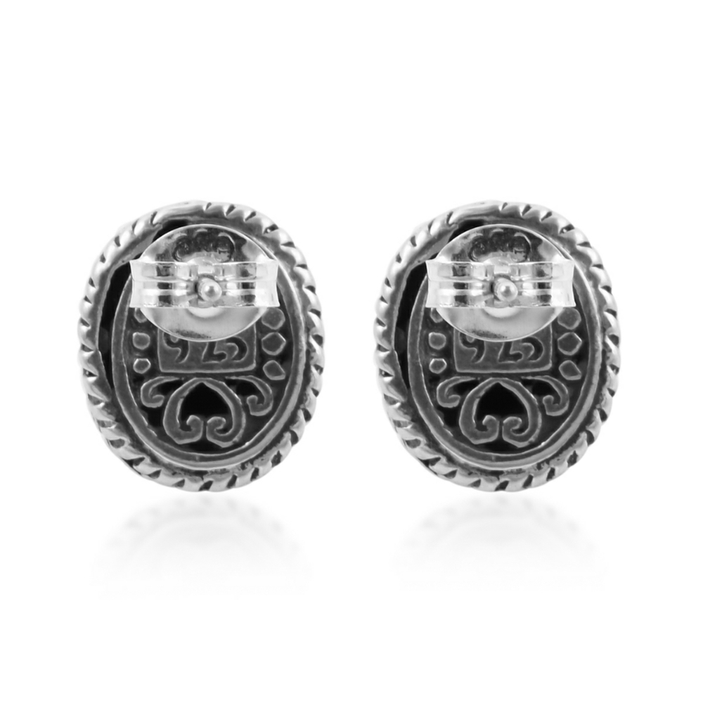 POLKI DIAMOND ARTISAN EARRINGS - Picture 8 of 9